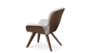 Beyond Chair Upholstered Premium Veneer Shell Wood Legs