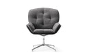 Beyond Chair Tufted Cushion Premium Veneer Shell Four Star Swivel Base