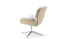 Beyond Chair Tufted Cushion Premium Veneer Shell Four Star Swivel Base