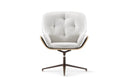 Beyond Chair Tufted Cushion Premium Veneer Shell Four Star Swivel Base