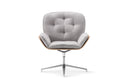 Beyond Chair Tufted Cushion Premium Veneer Shell Four Star Swivel Base