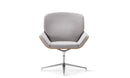Beyond Chair Upholstered Premium Veneer Shell Four Star Swivel Base