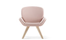 Beyond Chair Fully Upholstered Shell Wood Legs