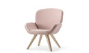 Beyond Chair Fully Upholstered Shell Wood Legs