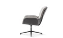 Beyond Chair Channel Stitch Fully Upholstered Shell Four Star Swivel Base