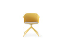 Attune Swivel Base Four Leg Chair Upholstered Seat