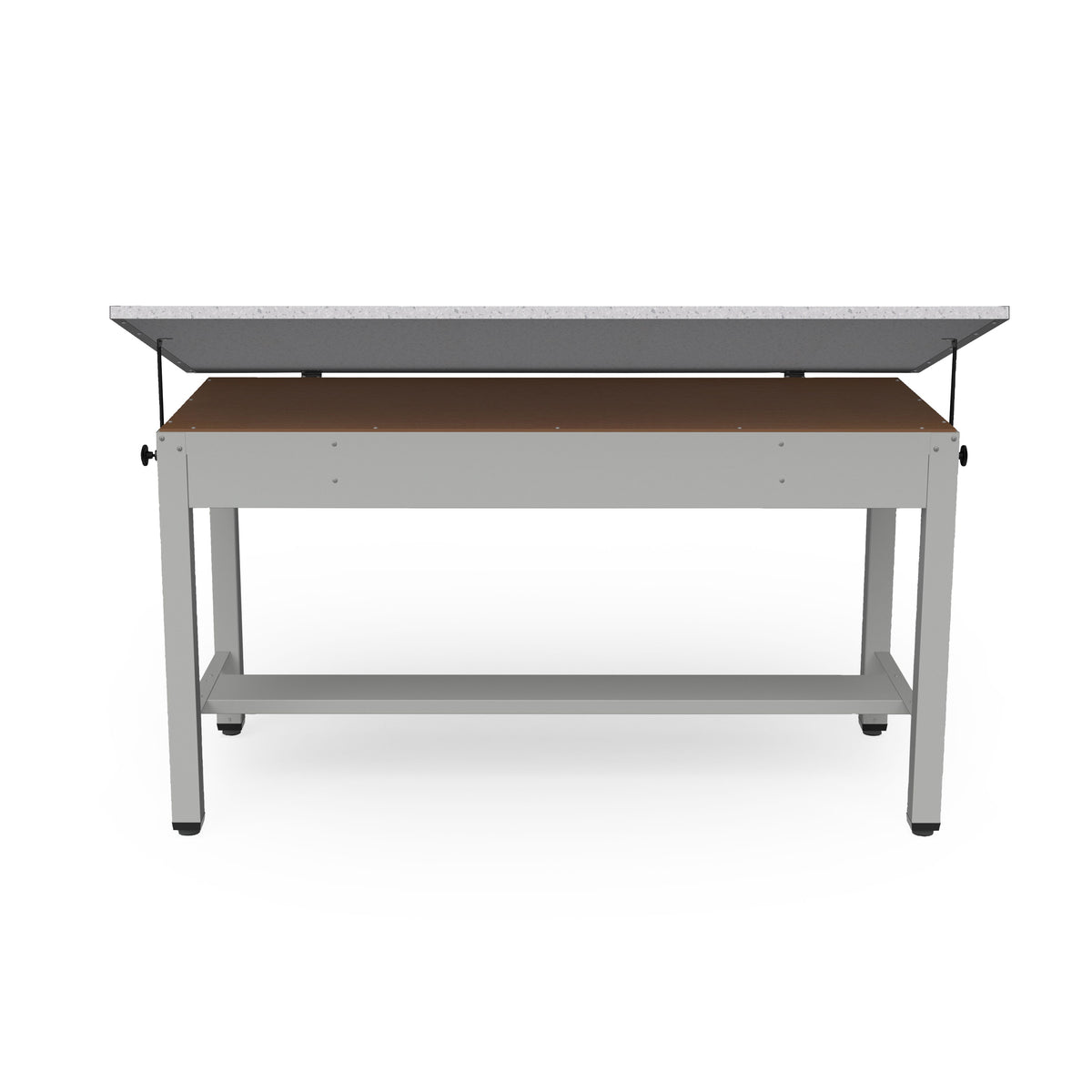 Ranger Steel 4-Post Table 84” W x 43.5” D with Tool Drawer and Shallow