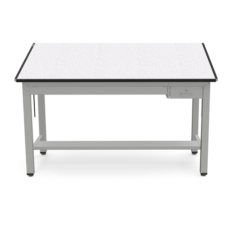 Ranger Steel 4-Post Table 72”W x 37.5”D with Tool Drawer and Shallow Drawer