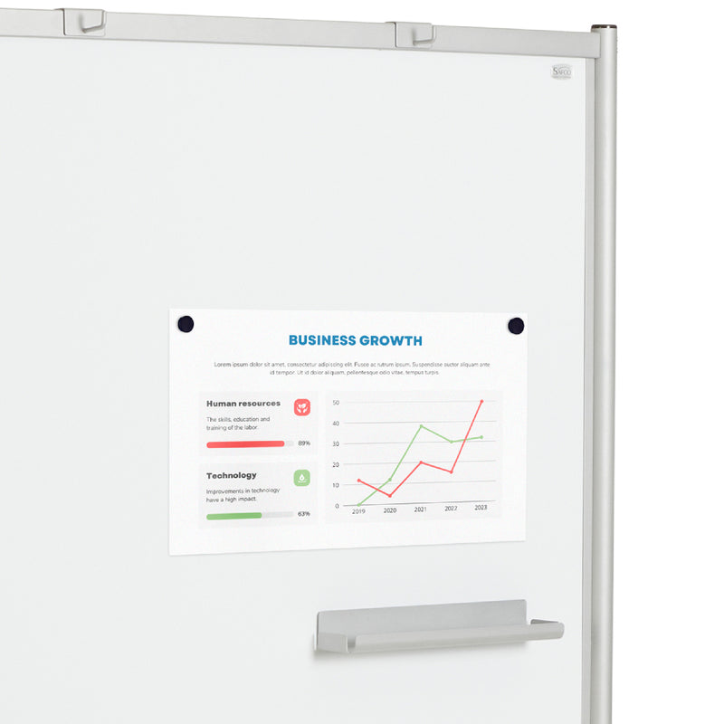 Impromptu® Full Whiteboard Screen, 42 x 72