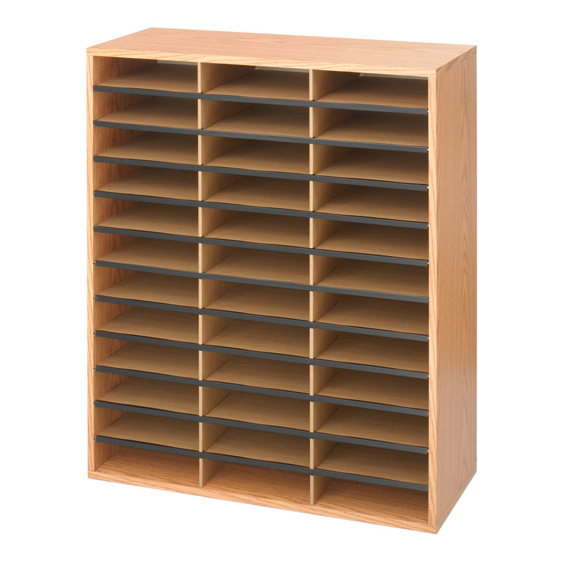 Wood/Corrugated Literature Organizer, 36