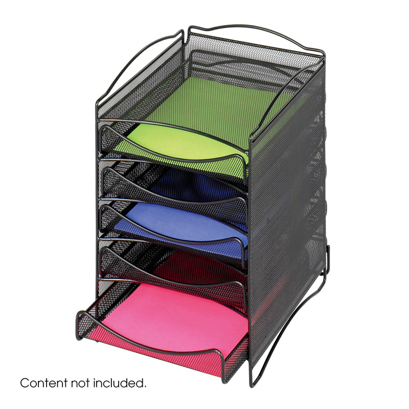 Onyx™ 5 Drawer Mesh Literature Organizer