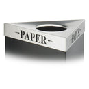 Trifecta® Paper Lid, 20", 3 Equal Sides, 3" H