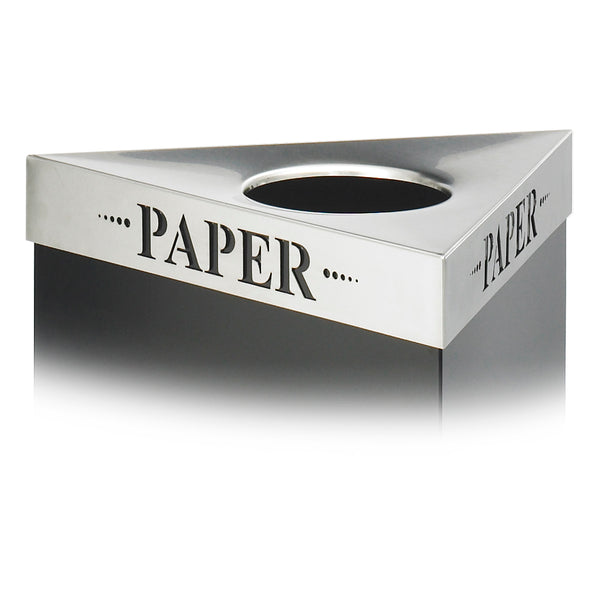 Trifecta® Paper Lid, 20", 3 Equal Sides, 3" H