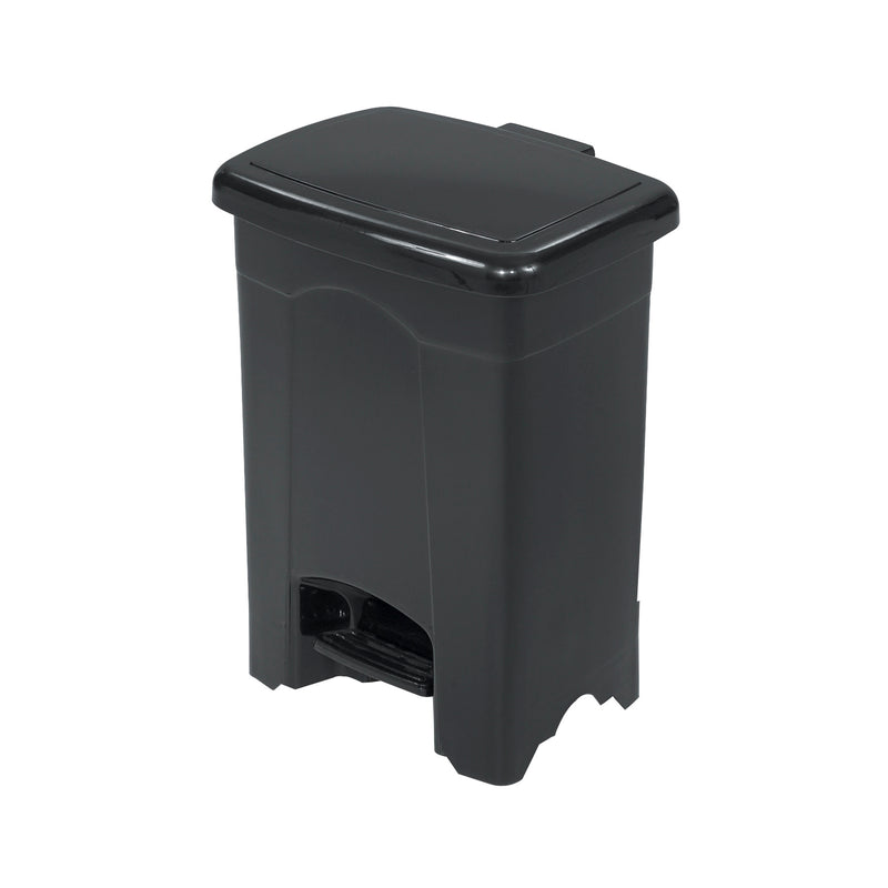 Plastic Step-On Receptacle, 4-Gallon Capacity