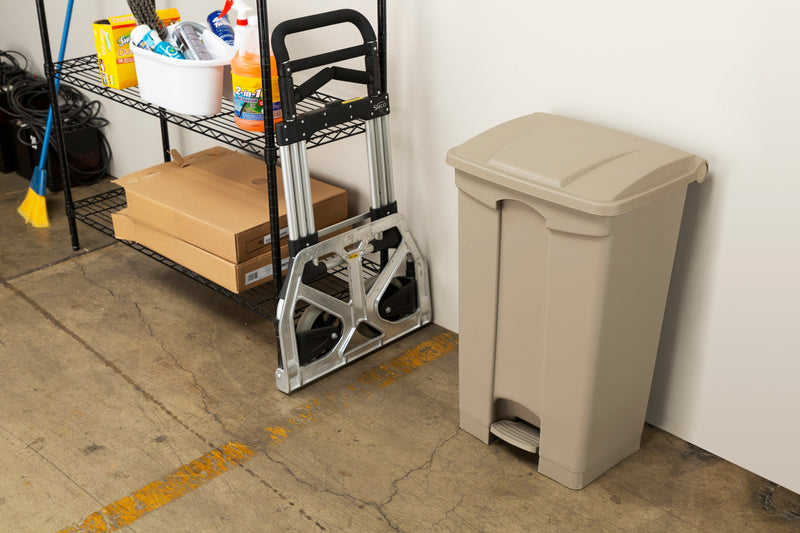 Plastic Step-On Waste Receptacle - 23 Gallon Capacity