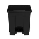 Plastic Step-On Receptacle, 8 Gallon Capacity