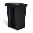 Plastic Step-On Receptacle, 12 Gallon Capacity