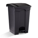 Plastic Step-On Receptacle, 12 Gallon Capacity