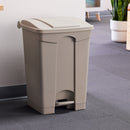 Plastic Step-On Receptacle, 12 Gallon Capacity