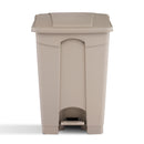 Plastic Step-On Receptacle, 12 Gallon Capacity