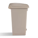 Plastic Step-On Receptacle, 12 Gallon Capacity