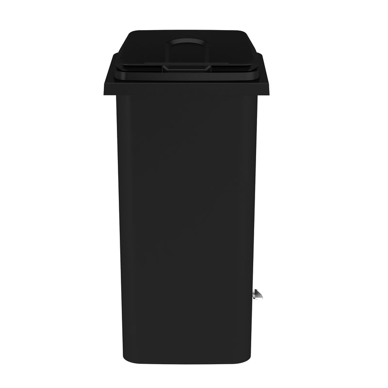 Plastic Step-On Receptacle, 32 Gallon Capacity