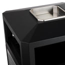Evos™ Series Steel Receptacles w/ Ash, 15 Gallon Capacity