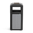 Evos™ Series Steel Receptacles w/ Ash, 15 Gallon Capacity