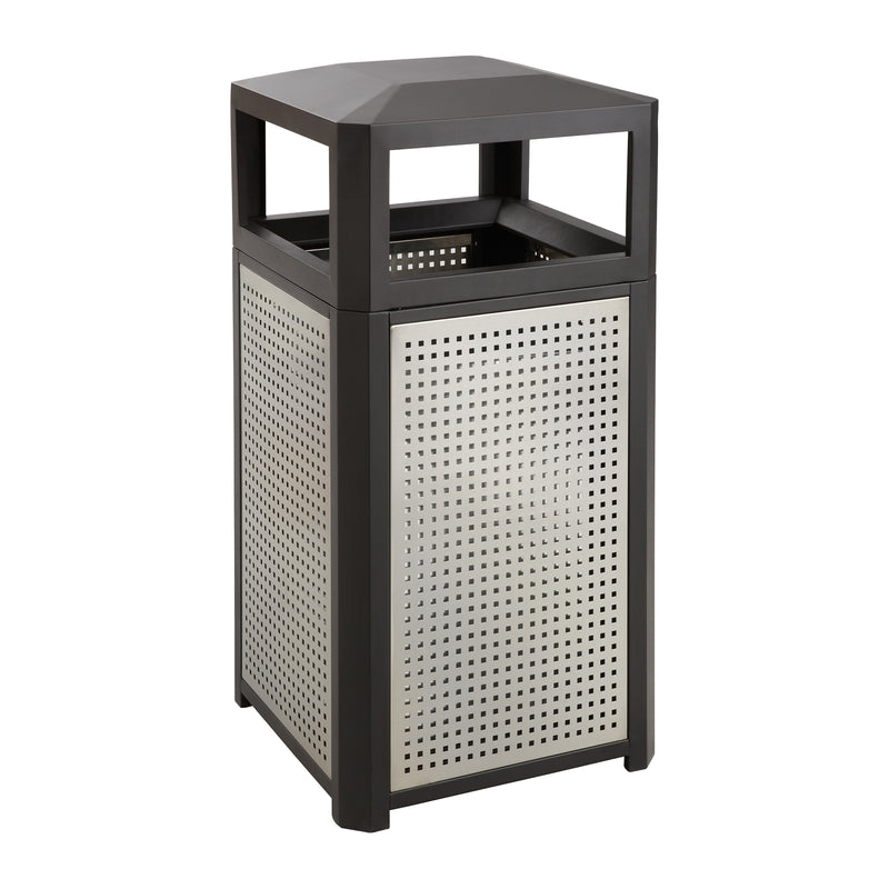 Evos™ Series Steel Receptacles, 38 Gallon Capacity