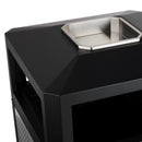 Evos™ Series Steel Receptacles w/ Ash, 38 Gallon Capacity