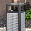 Evos™ Series Steel Receptacles w/ Ash, 38 Gallon Capacity