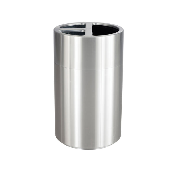 Triple Recycling Receptacle, 40 Gallon Capacity