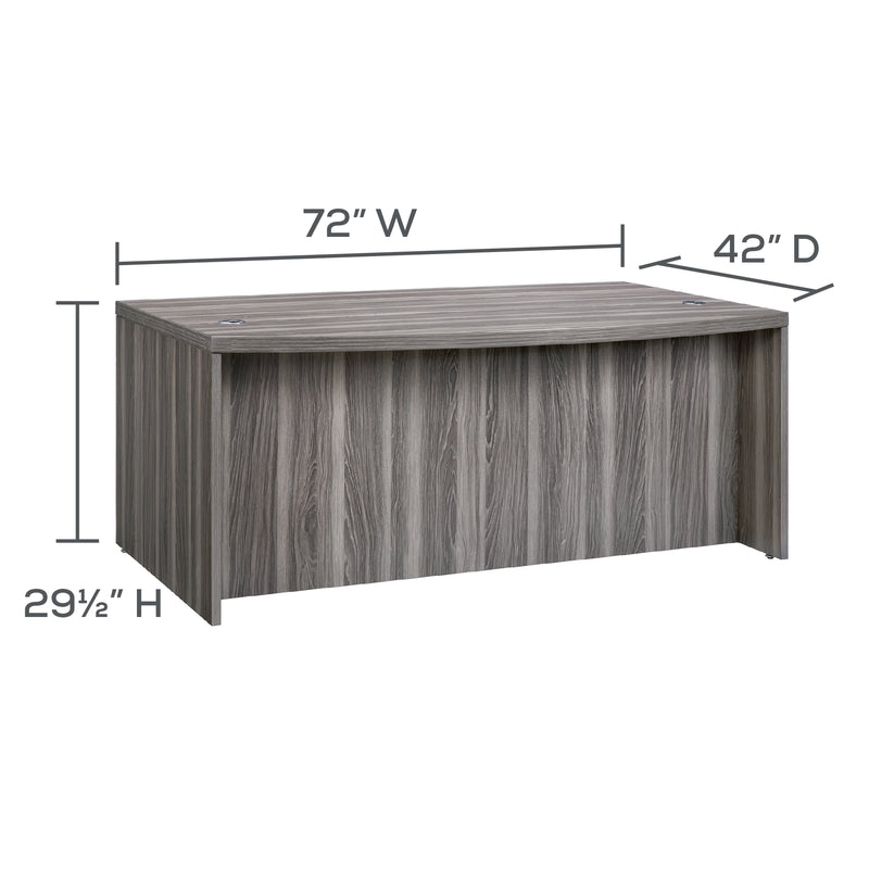 Aberdeen® Series 72” Bow Front Desk