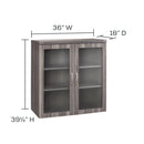 Aberdeen® Series Glass Display Cabinet