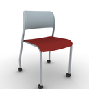 Pierce Configurable Side Chair on Casters