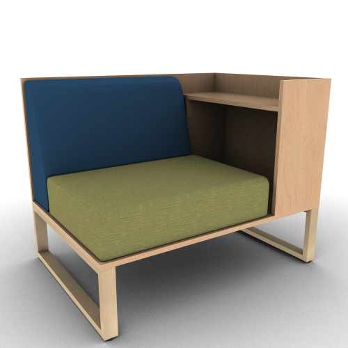 Chatham Cove 2-Sided Work Lounge Left Non-Powered 34H