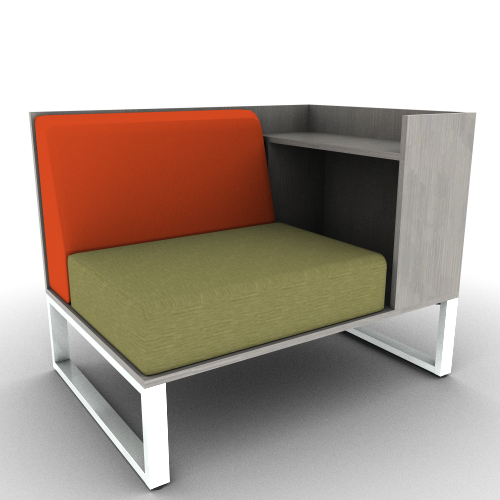 Chatham Cove 2-Sided Work Lounge Left Non-Powered 34H