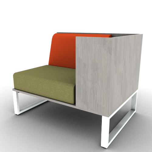 Chatham Cove 2-Sided Work Lounge Left Non-Powered 34H