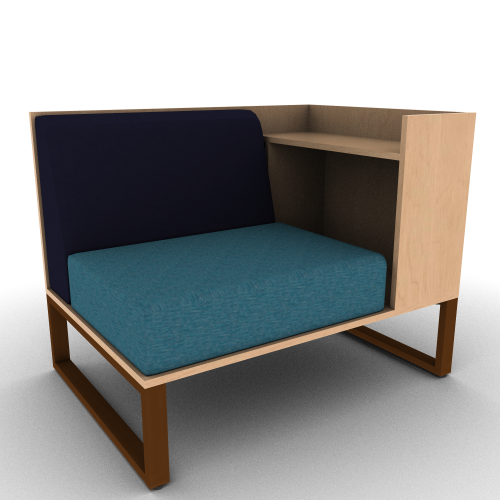 Chatham Cove 2-Sided Work Lounge Left Non-Powered 34H