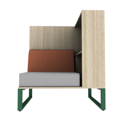 Chatham Cove 2-Sided Work Lounge Left Non-Powered 50 Inch Height