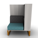 Chatham Cove 2-Sided Work Lounge Left Non-Powered 58 Inch Height