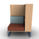 Chatham Cove 2-Sided Work Lounge Left Non-Powered 58 Inch Height