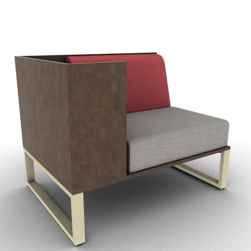 Chatham Cove 2-Sided Work Lounge Right Non-Powered 34H