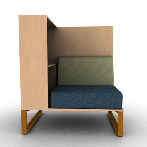 Chatham Cove 2-Sided Work Lounge Right Non-Powered 50 Inch Height