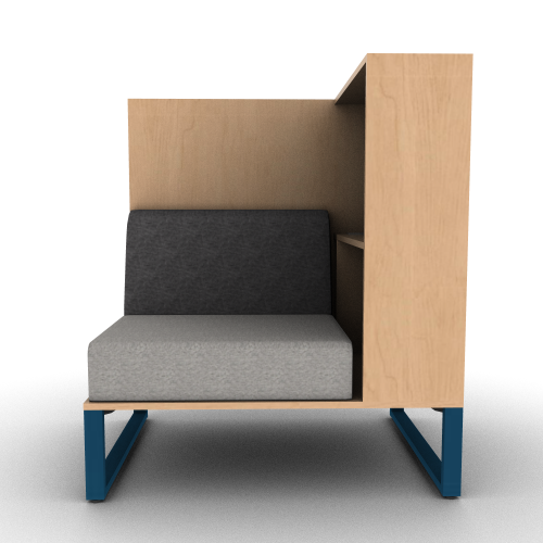 Chatham Cove 2-Sided Work Lounge Left Powered 50 Inch Height