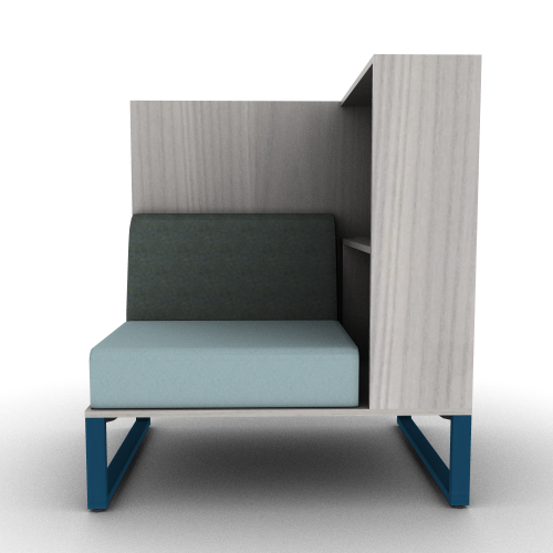 Chatham Cove 2-Sided Work Lounge Left Powered 50 Inch Height