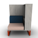 Chatham Cove 2-Sided Work Lounge Left Powered 58 Inch Height