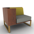 Chatham Cove 2-Sided Work Lounge Right Powered 34H