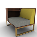 Chatham Cove 2-Sided Work Lounge Right Powered 34H