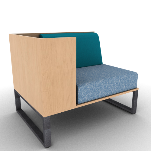 Chatham Cove 2-Sided Work Lounge Right Powered 34H